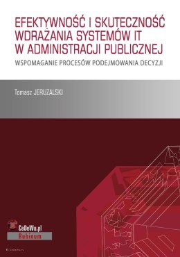 Efektywność i skuteczność wdrażania systemów IT w administracji publicznej